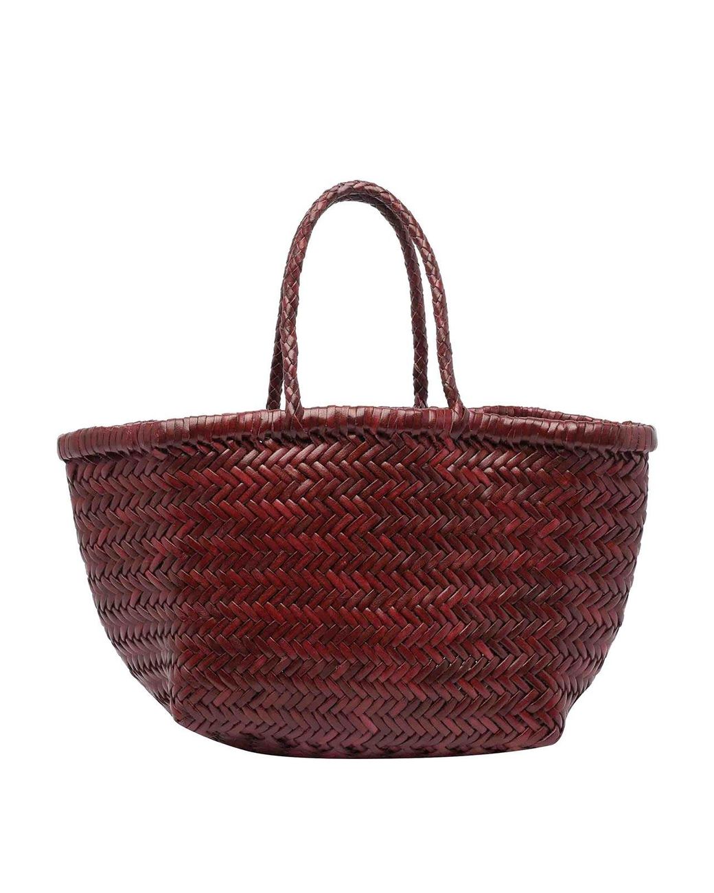 Dragon Diffusion Red Small Bamboo Triple Jump Handbag