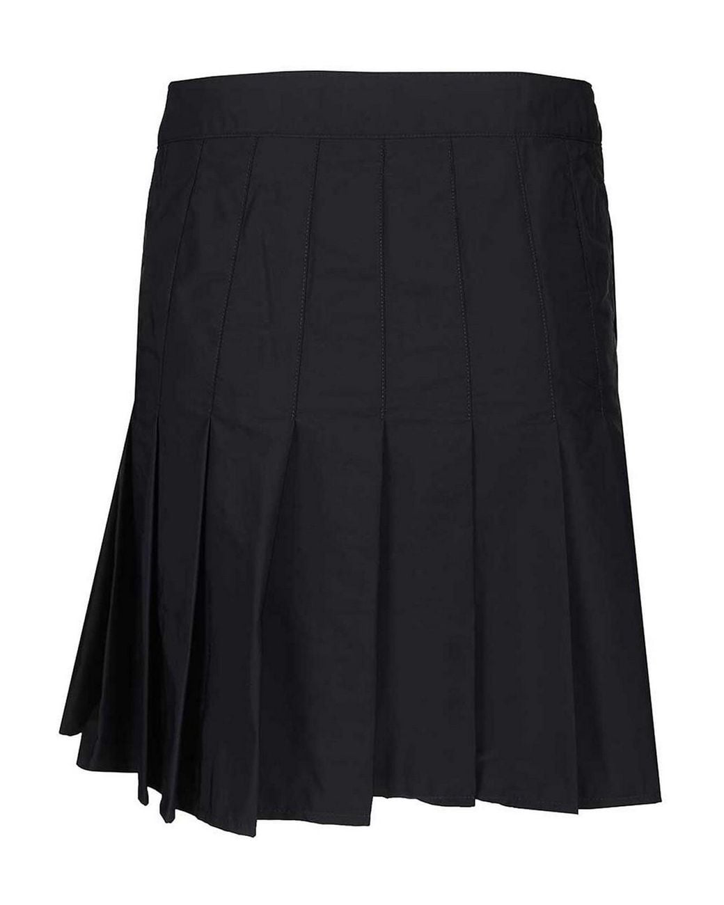Burberry Black Pleated Mini Skirt