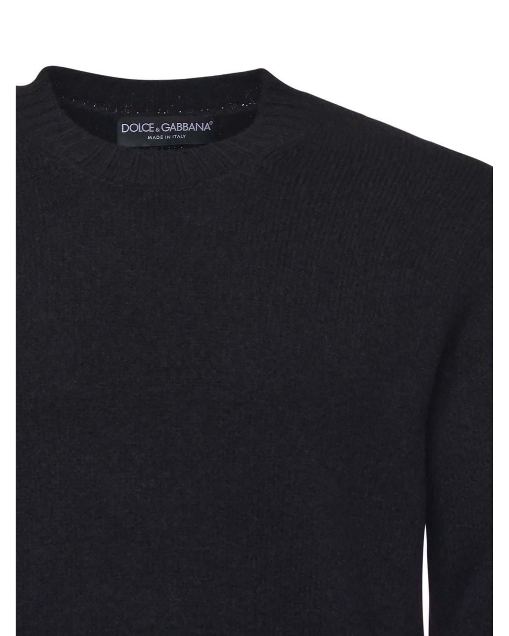 Maglione Basic di Dolce & Gabbana in Black da Uomo