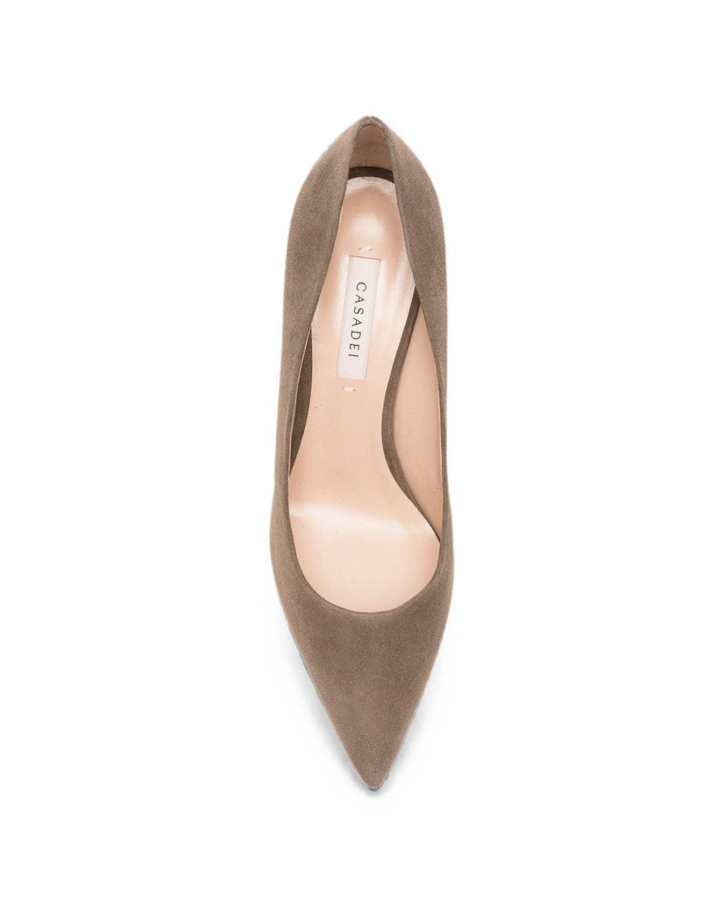 Casadei Natural Suede Learher Pumps