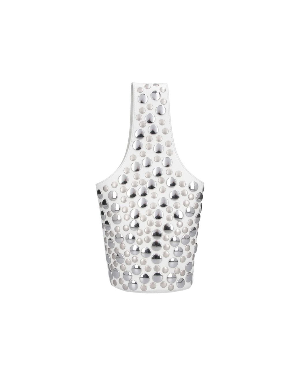 Khaite White Livia Small Tote Bag