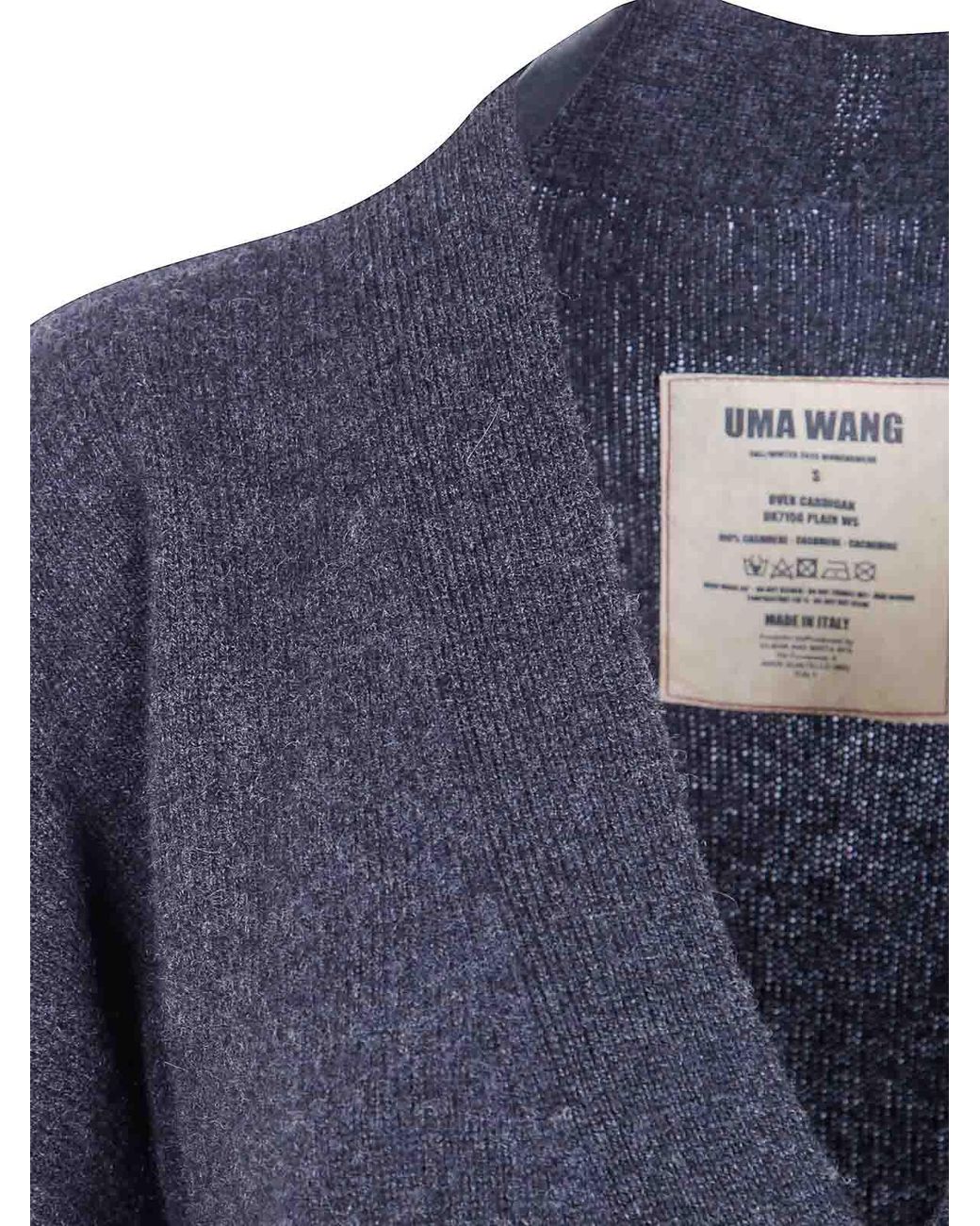 Uma Wang Blue Over Cardigan
