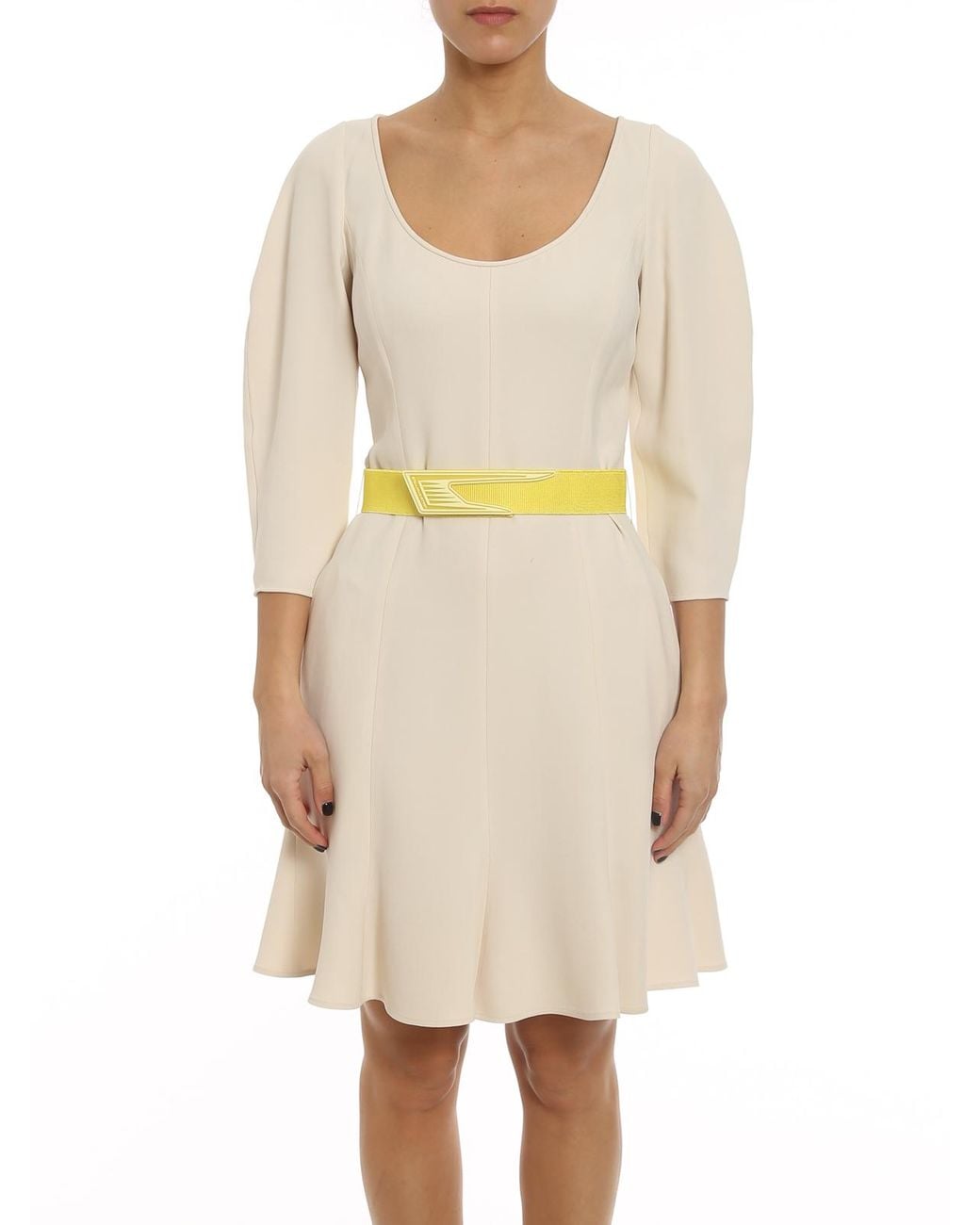 Stella McCartney Natural Crêpe Dress