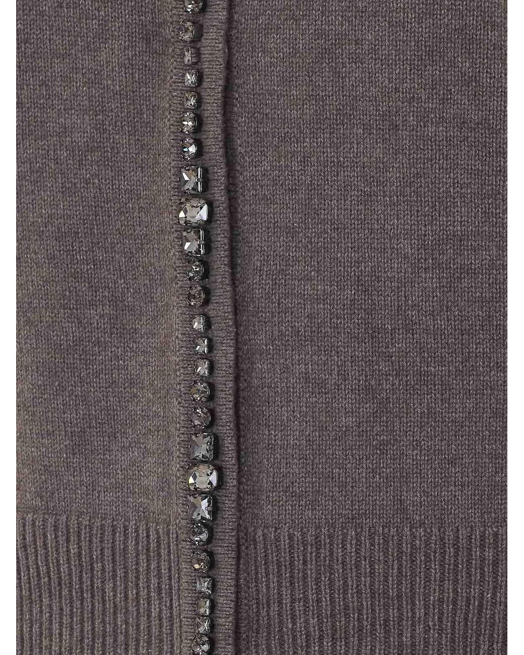 Fabiana Filippi Gray Cardigan