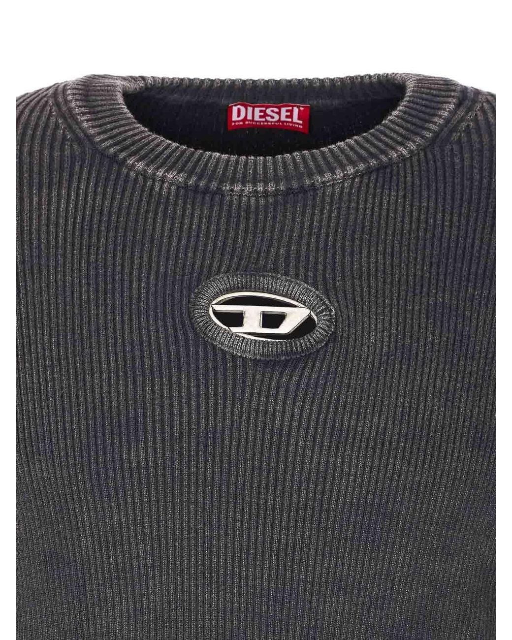 DIESEL Gray K-Darren-D Sweater for men