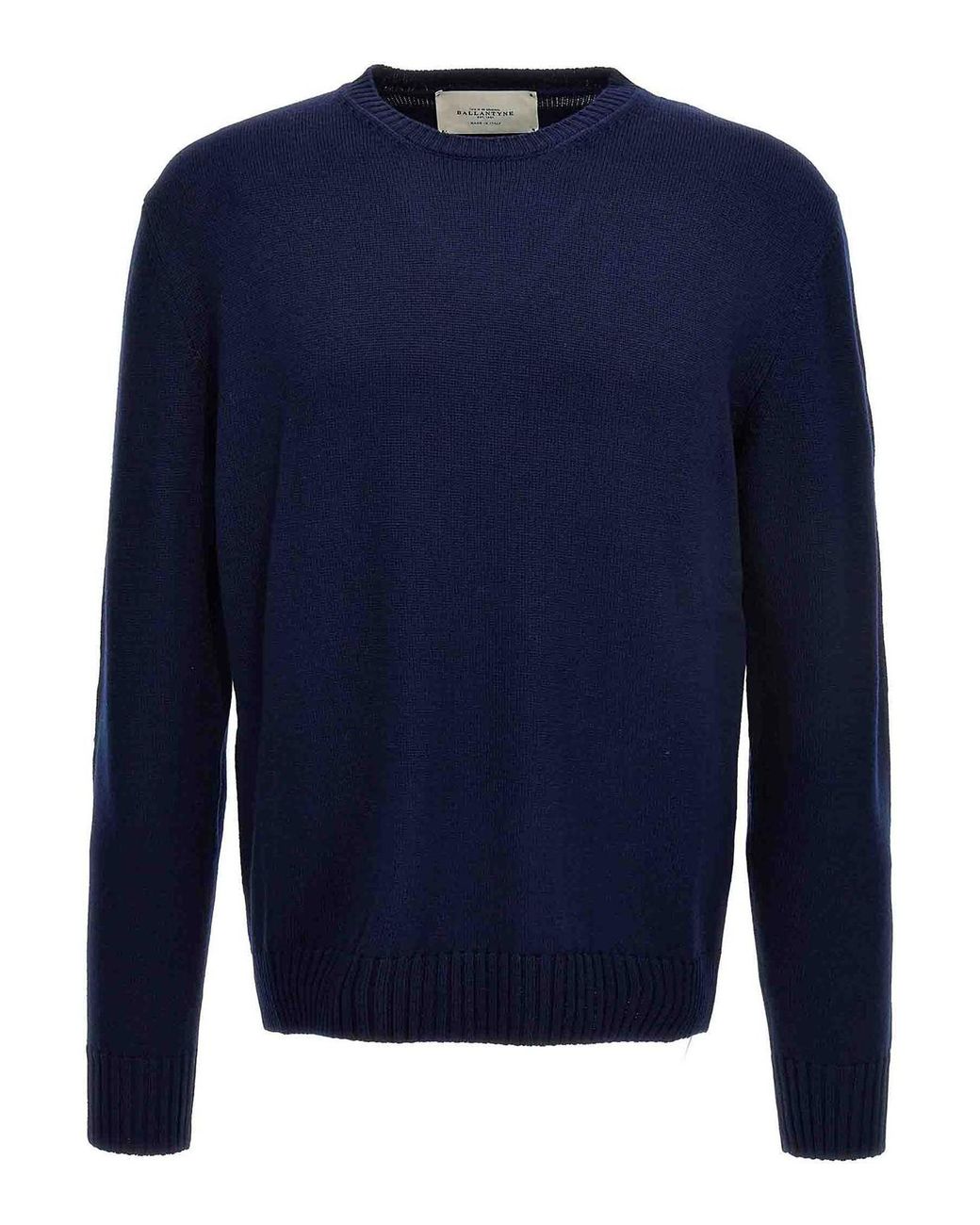 Ballantyne Blue Merino Sweater for men