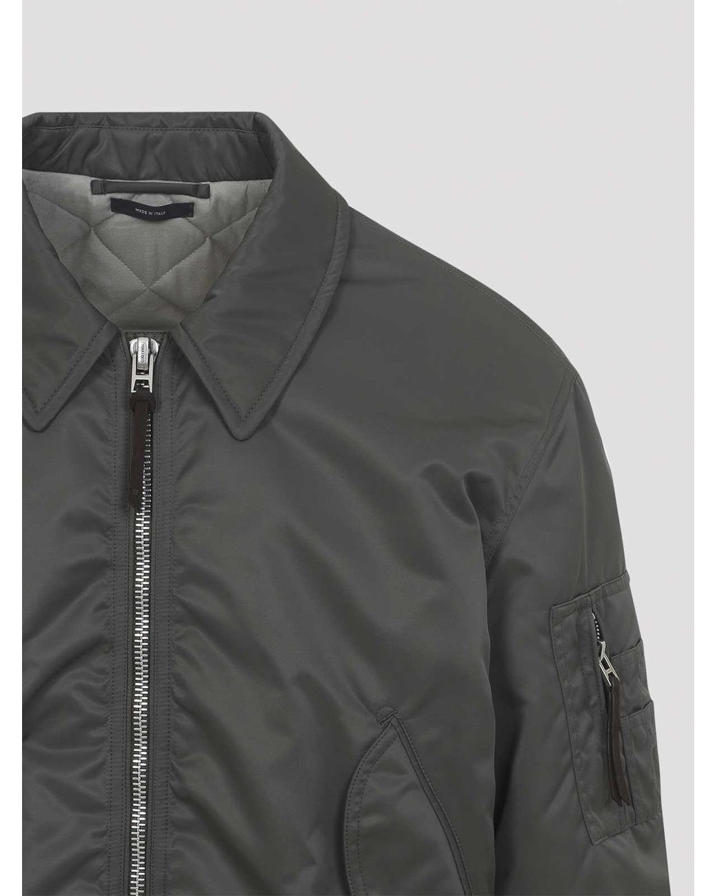 Bomber Jackets di Tom Ford in Gray da Uomo