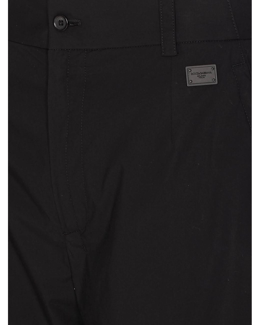 Dolce & Gabbana Black Cargo Pants for men