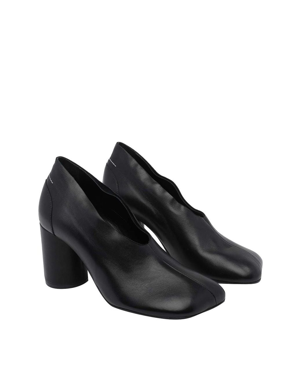 MM6 by Maison Margiela Black Anatomic Pumps