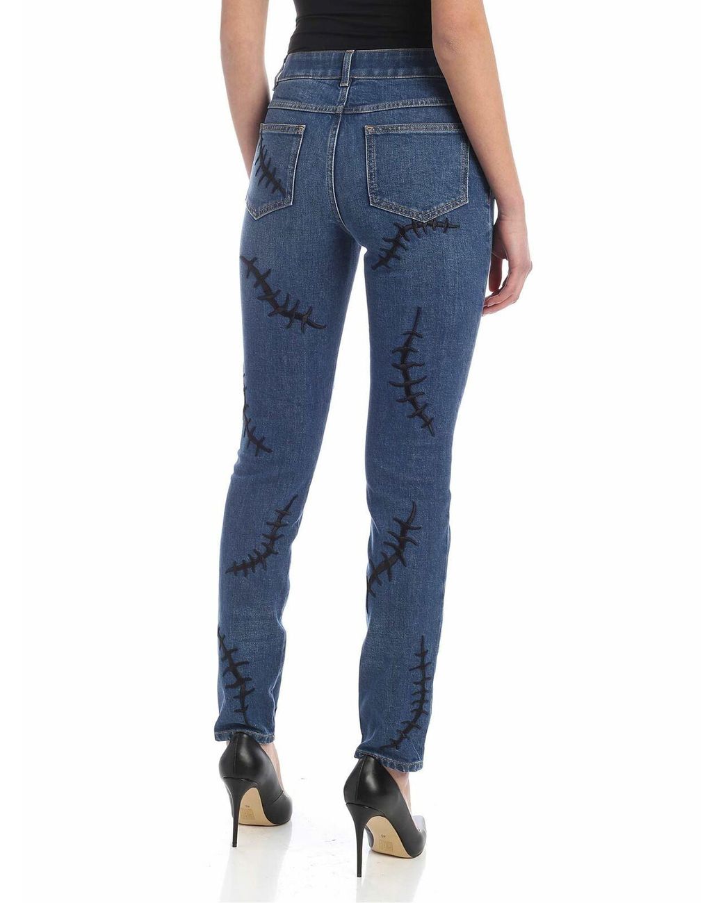Moschino Blue Scars Jeans