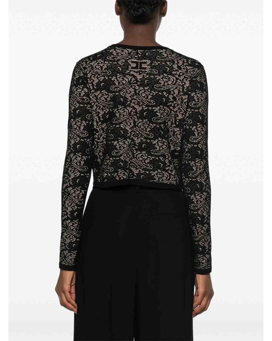 Elisabetta Franchi Black Sweater