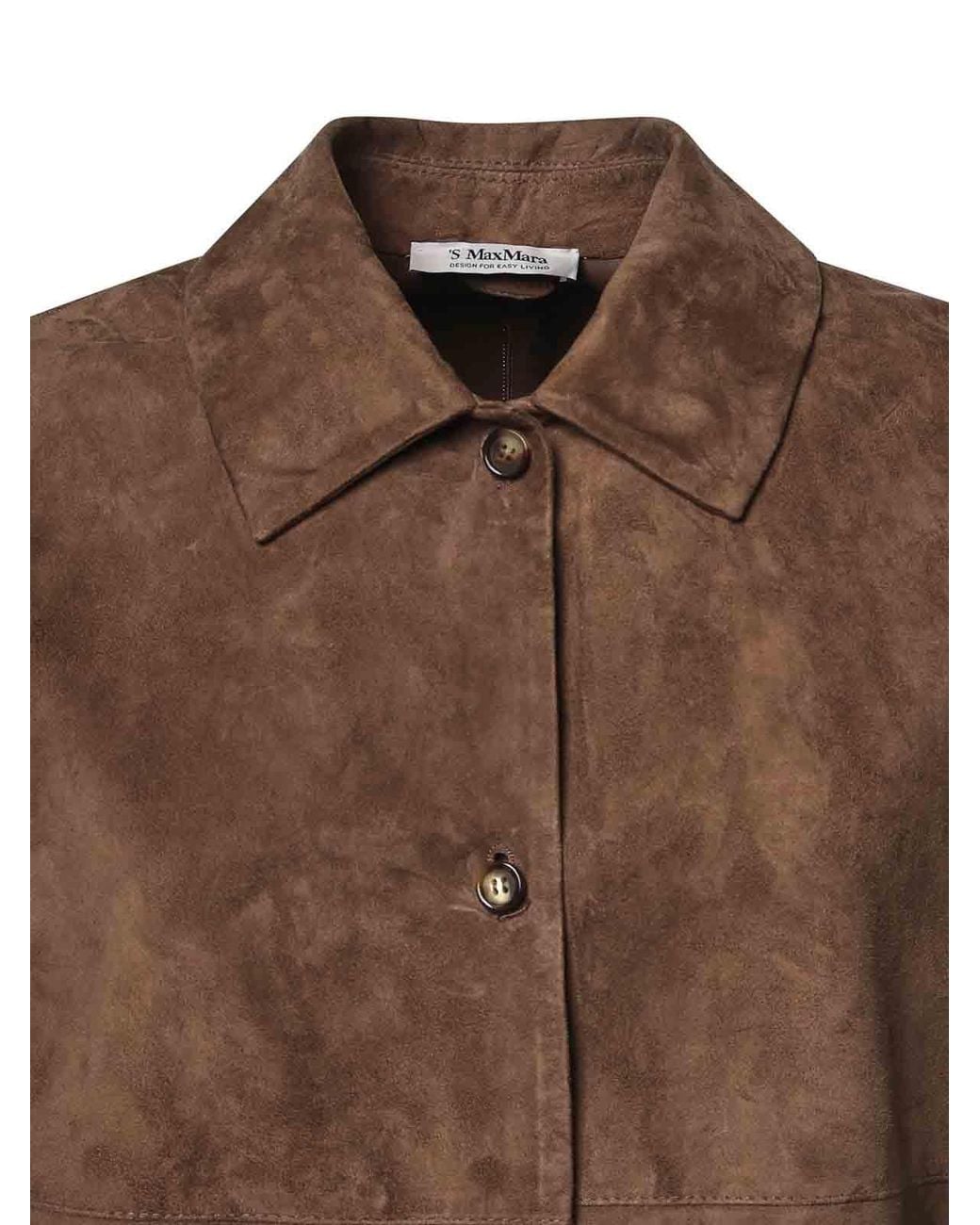Max Mara Brown Suede Jacket