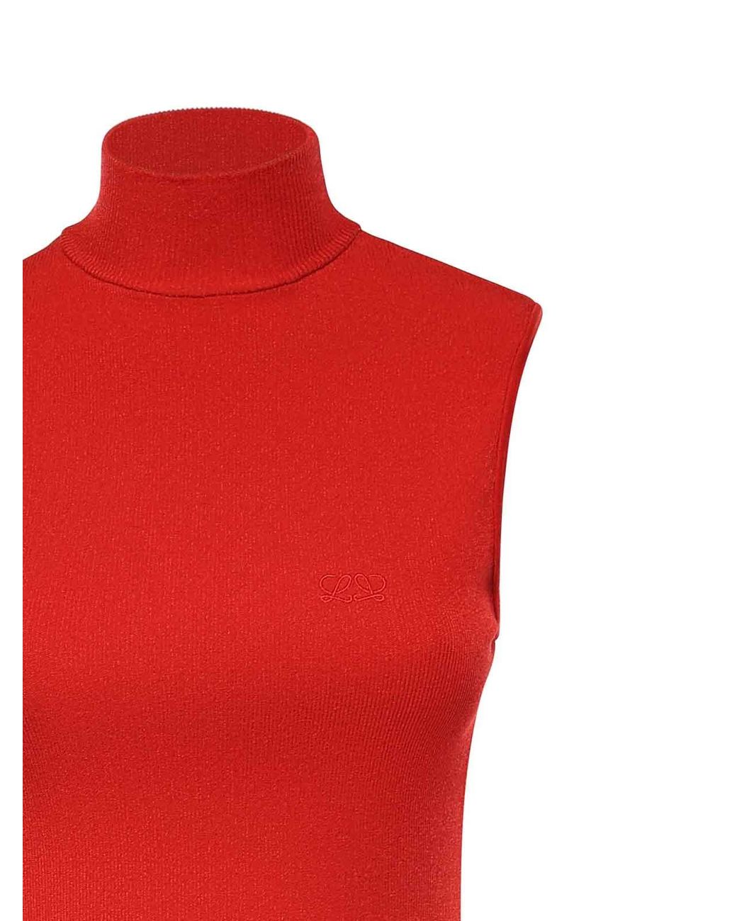 Loewe Red Viscose Blend Top