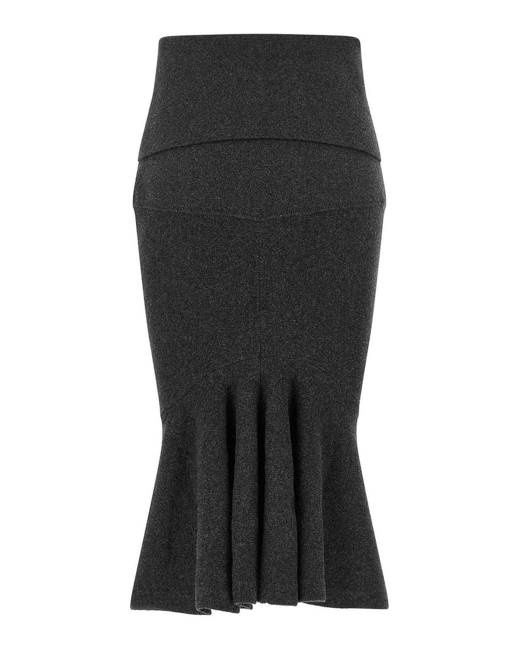 Jacquemus Black La Jupe Fiocco Wool-Cashmere Skirt