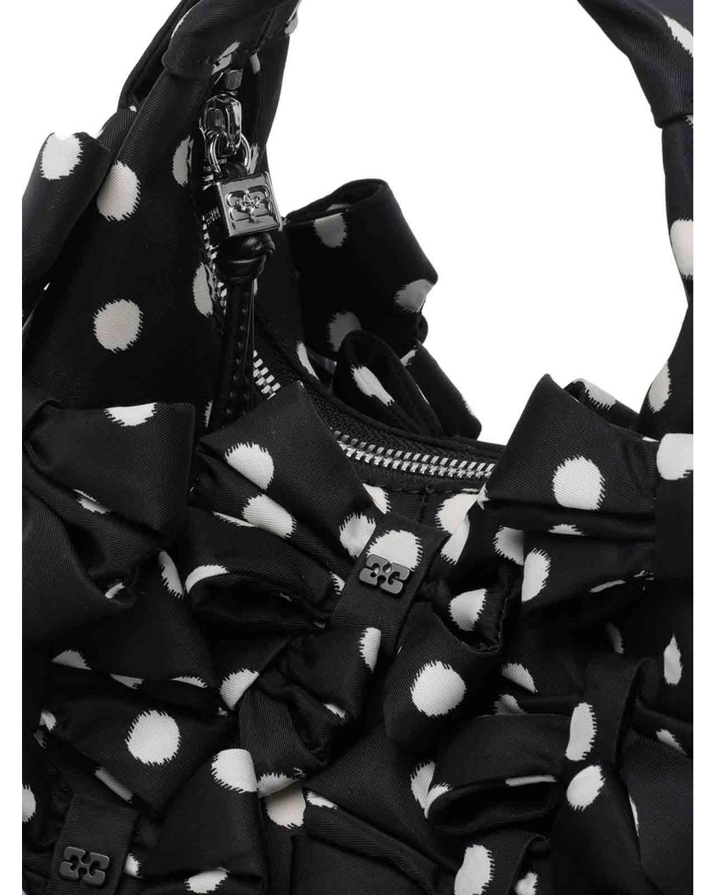 Borsa Hobo Nera di Ganni in Black