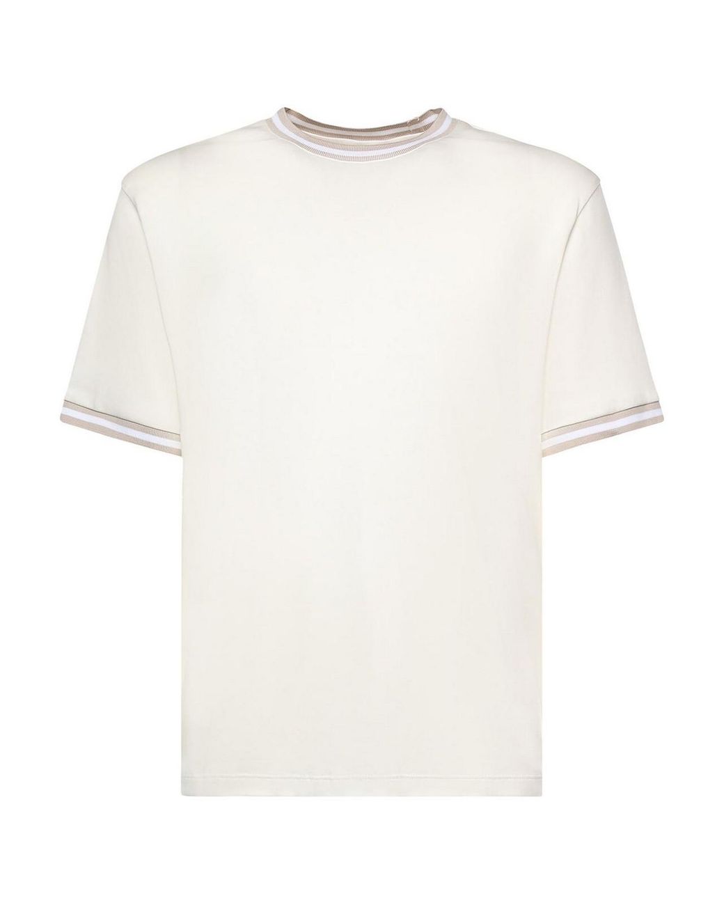 Eleventy White Cotton T-Shirt for men