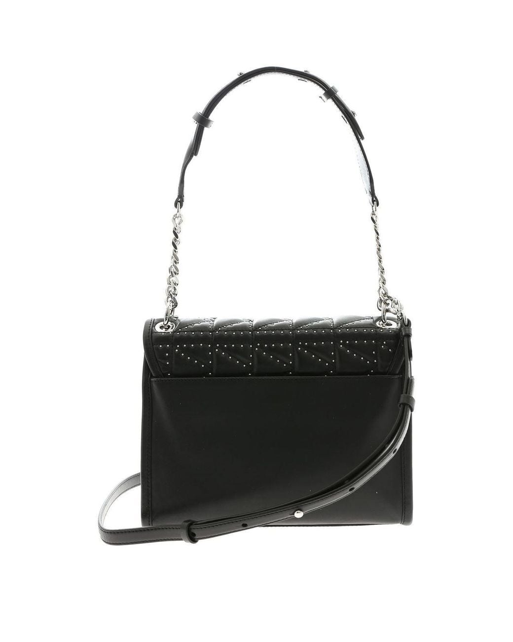 Karl Lagerfeld Black K Kuilted Studs