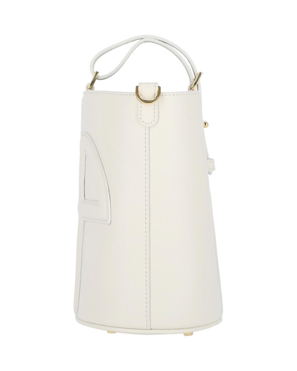 Patou White Small Bucket Bag