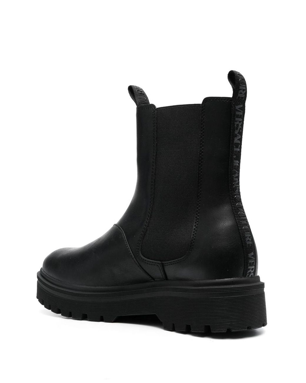 Versace Jeans Couture Black 'chelsea' Boots for men