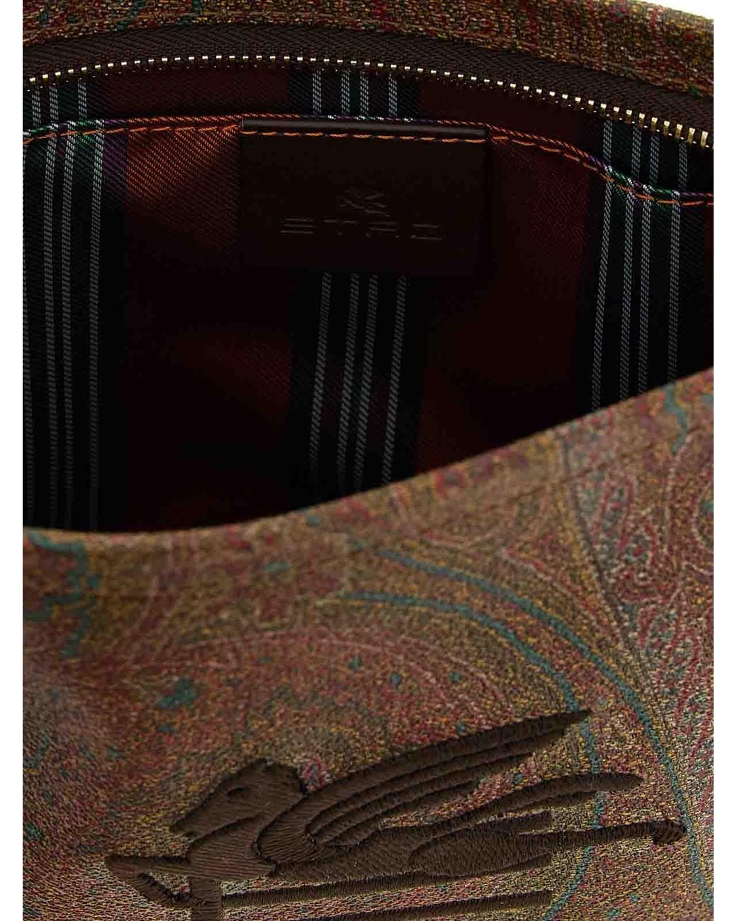Etro Brown Medium Clutch Bag