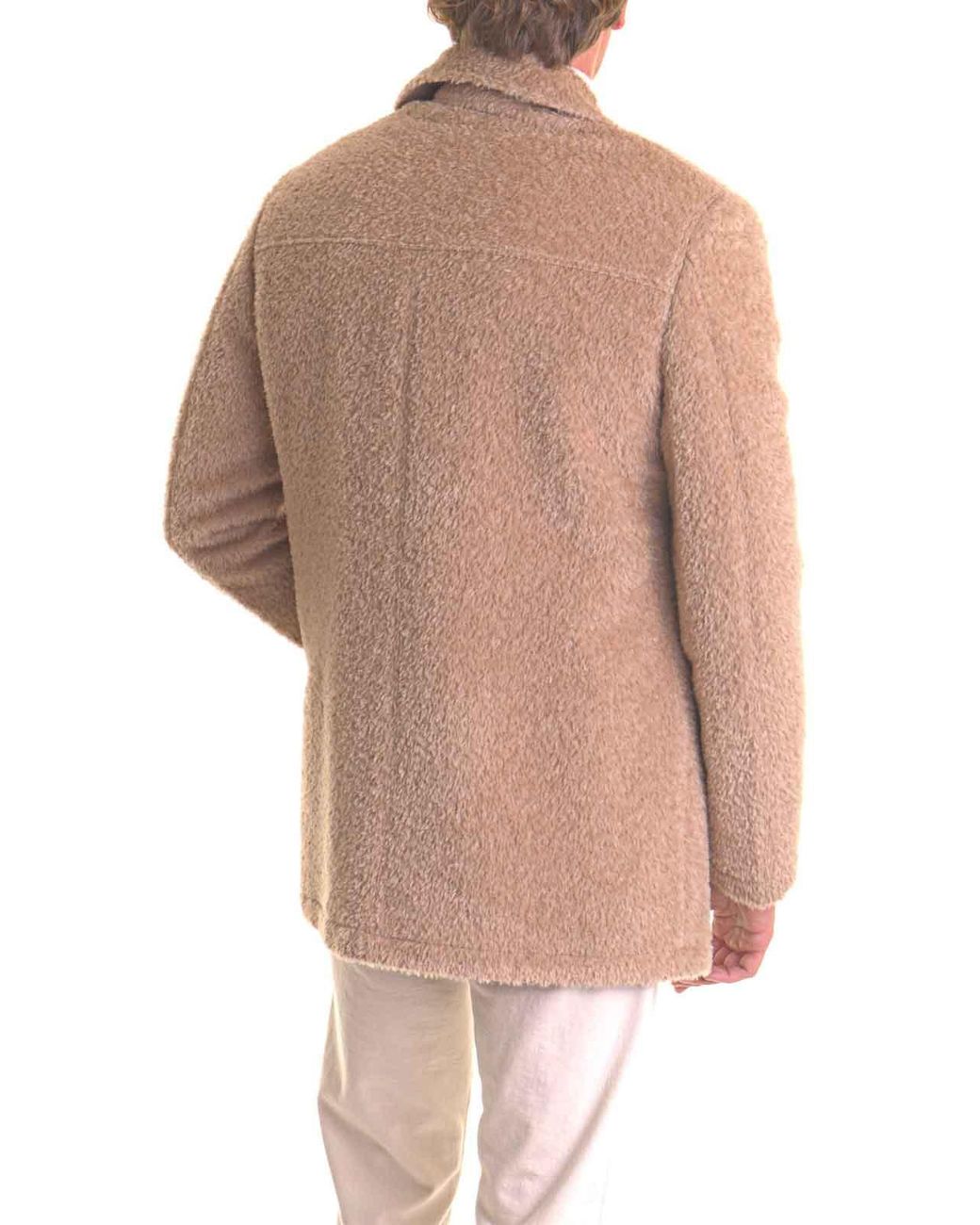 Canali Pink Coat for men