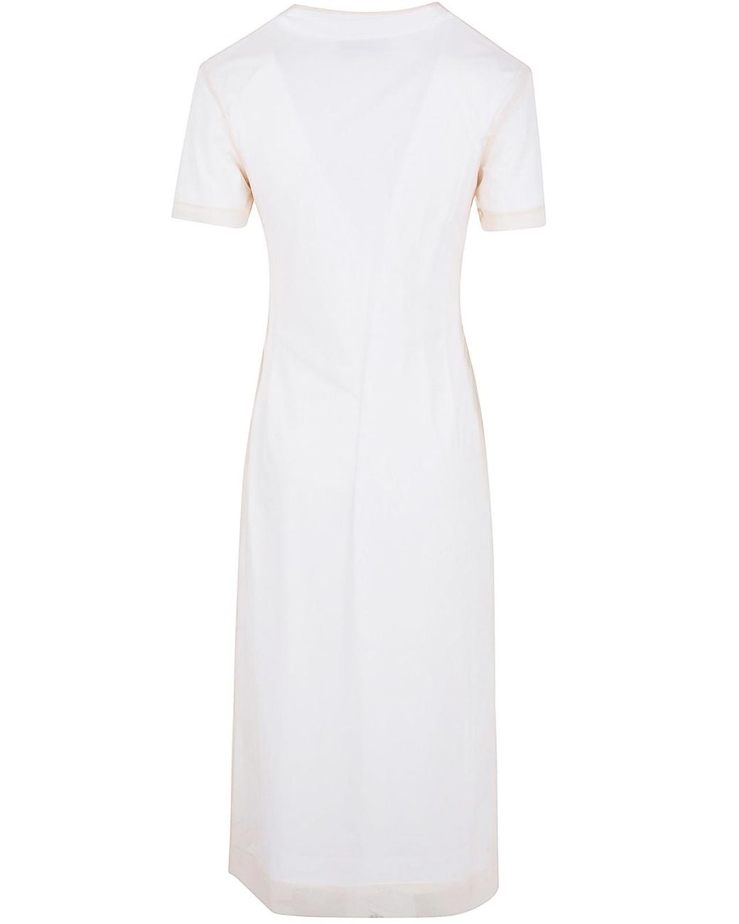 Simone Rocha White Layered Liquid Dress