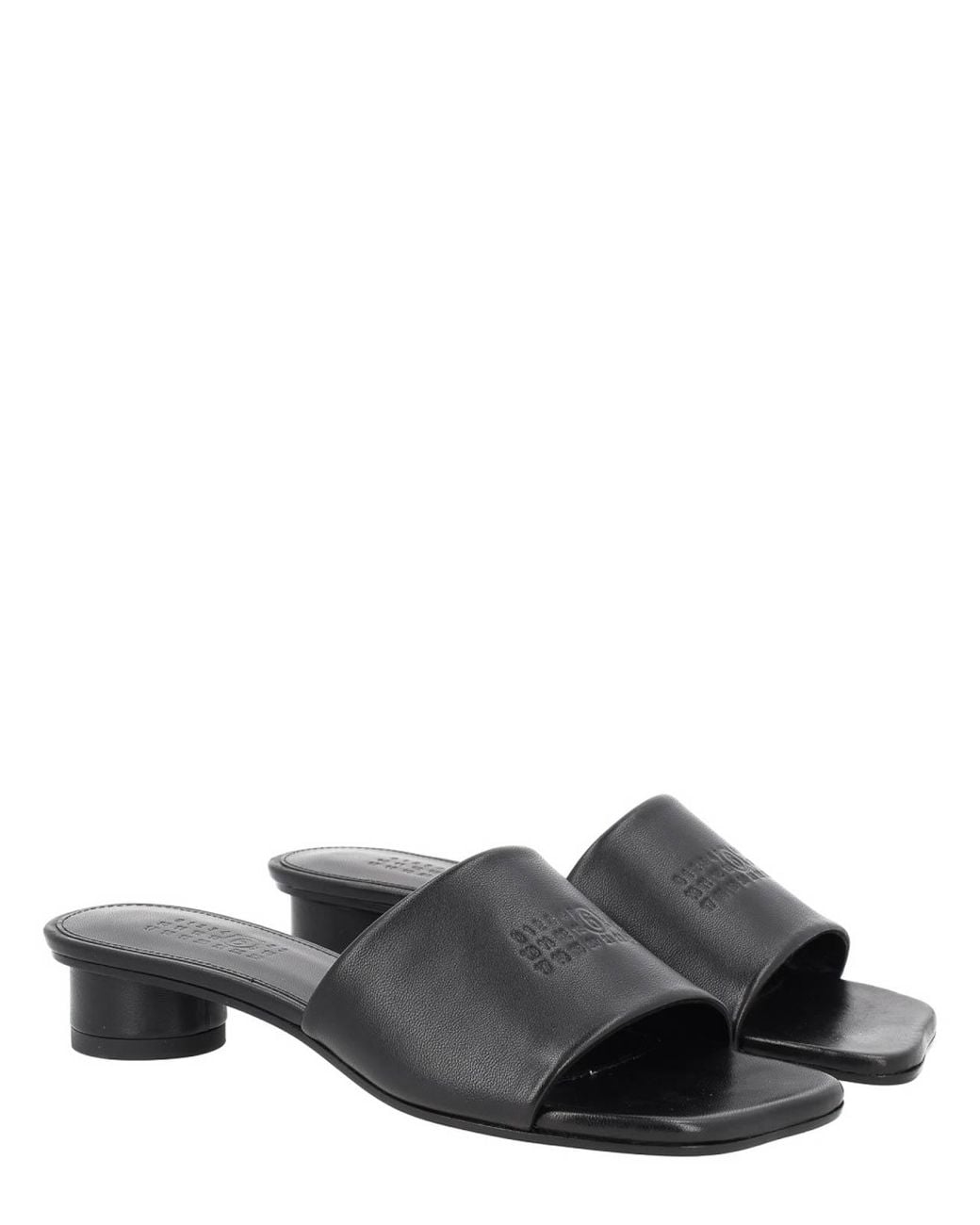 MM6 by Maison Margiela White Sandal With Logo