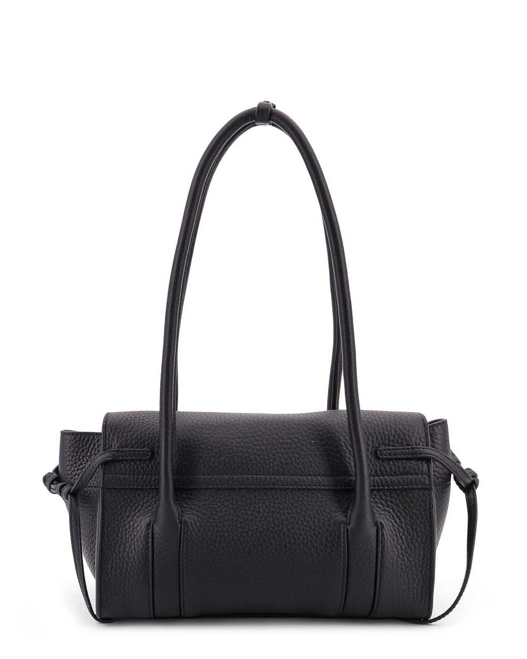 Mulberry Black Leather Shoulder Bag With Logo