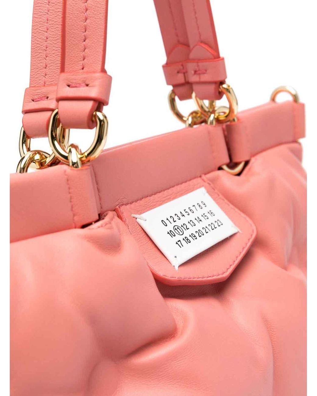 Maison Margiela Pink Small Glam Slam Tote Bag