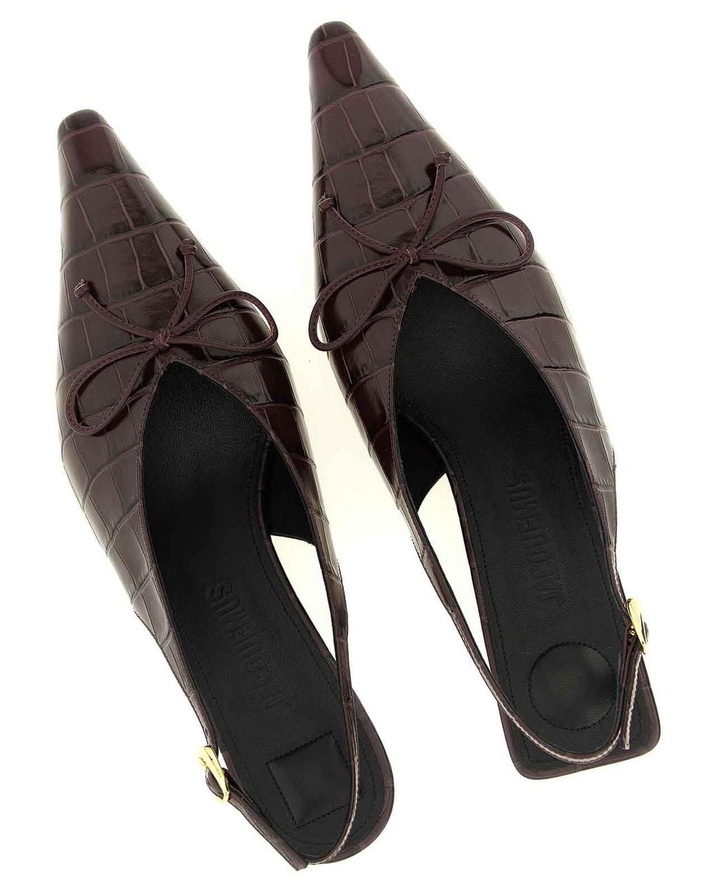 Jacquemus Brown Slingback