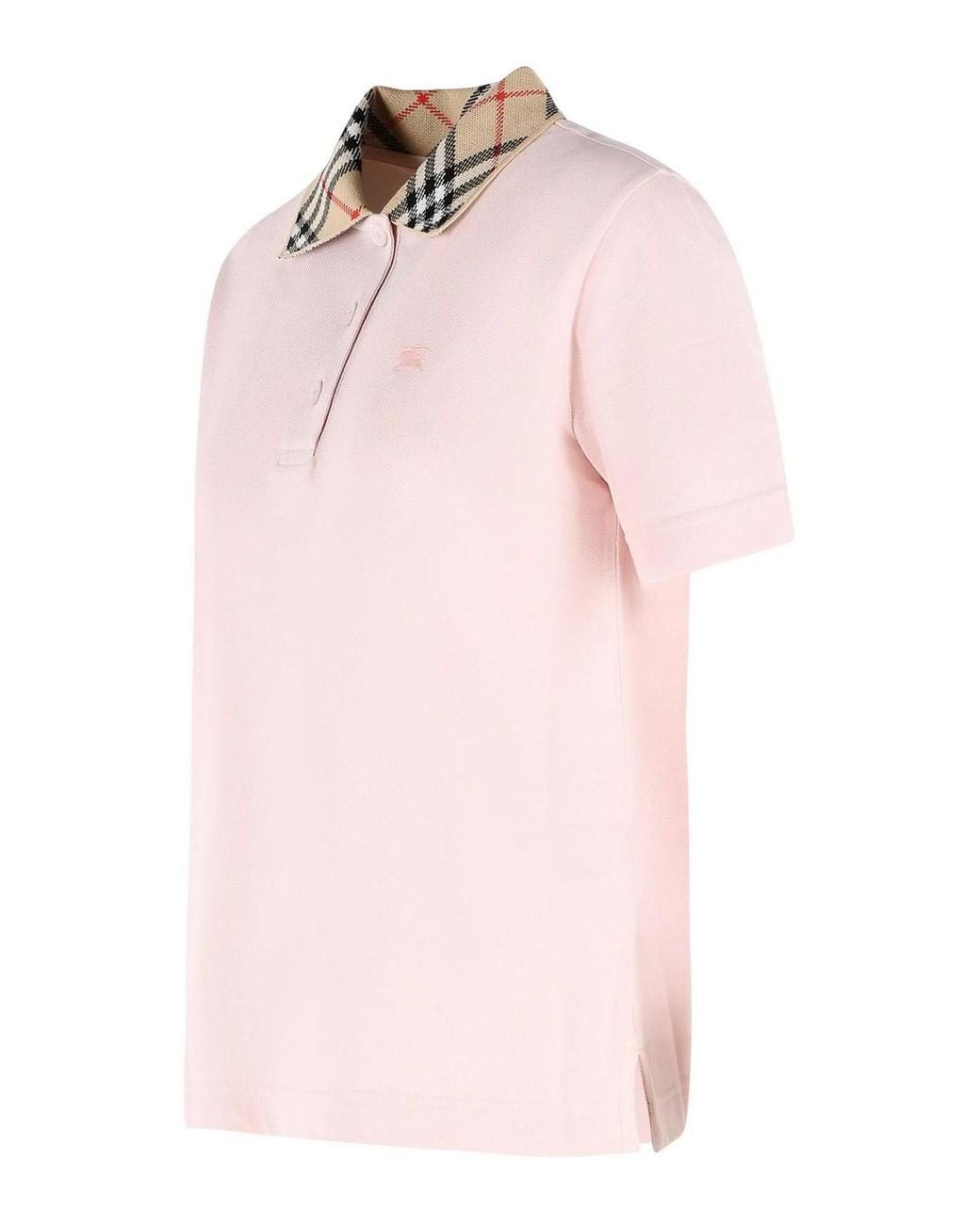 Burberry Pink Imogen Cotton Polo Shirt