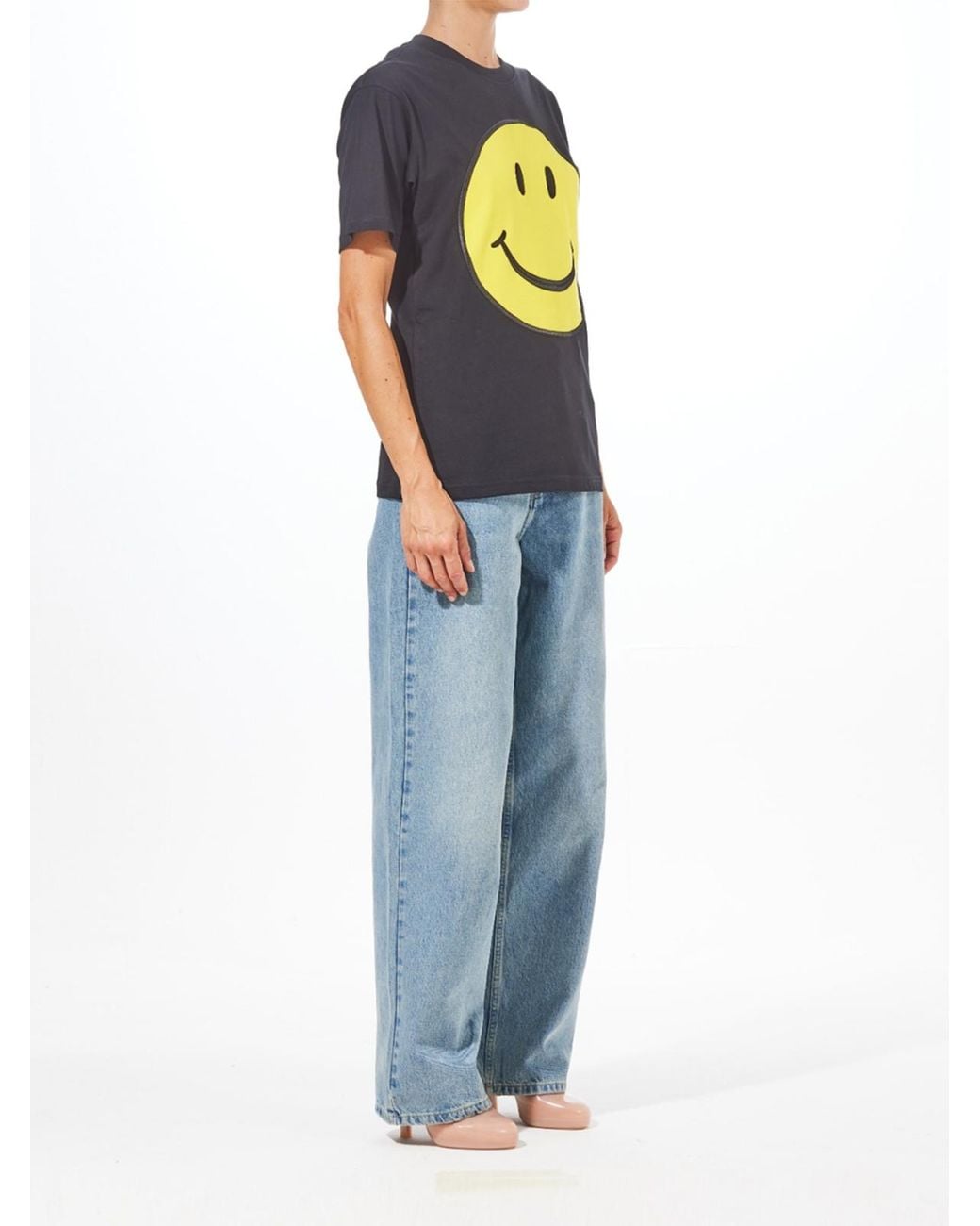 Moschino Blue Teddy Print Logo T-Shirt