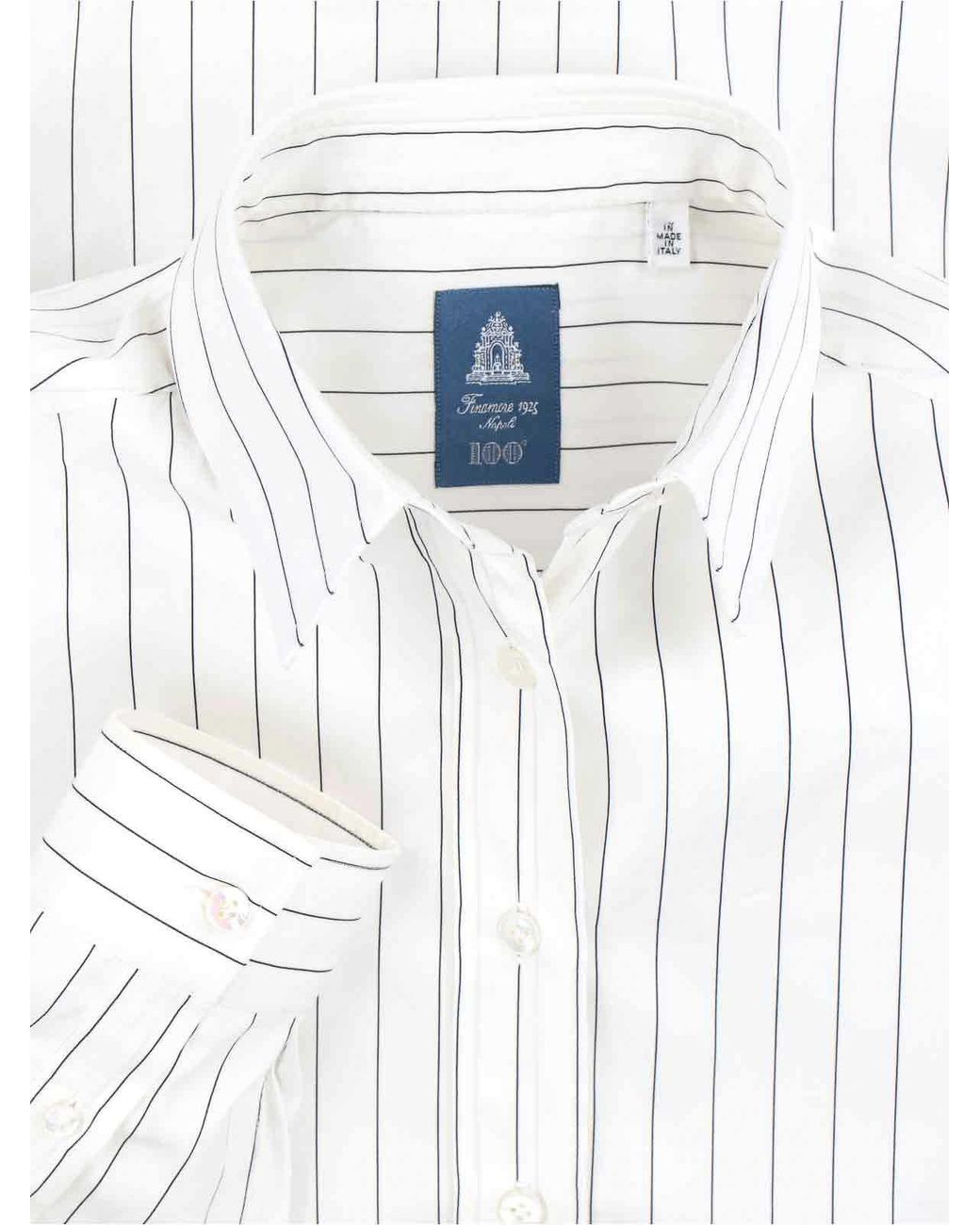 Finamore 1925 White Classic Shirt