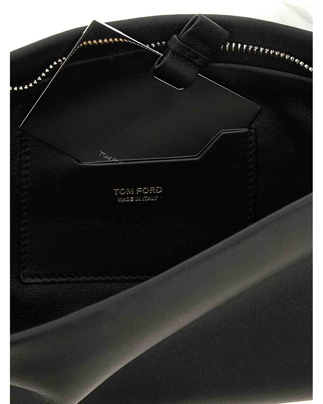 Tom Ford Black Nappa Leather Clutch