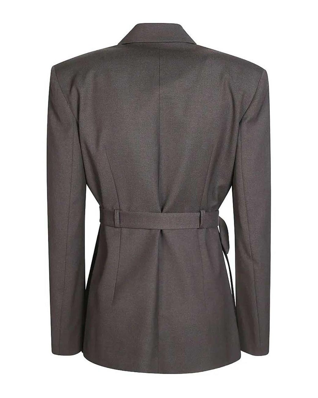 Pinko Black Vitiano Mixed Diagonal Jacket Over Dark