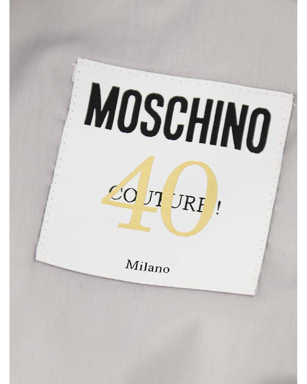 Top Moschino en coloris Gray