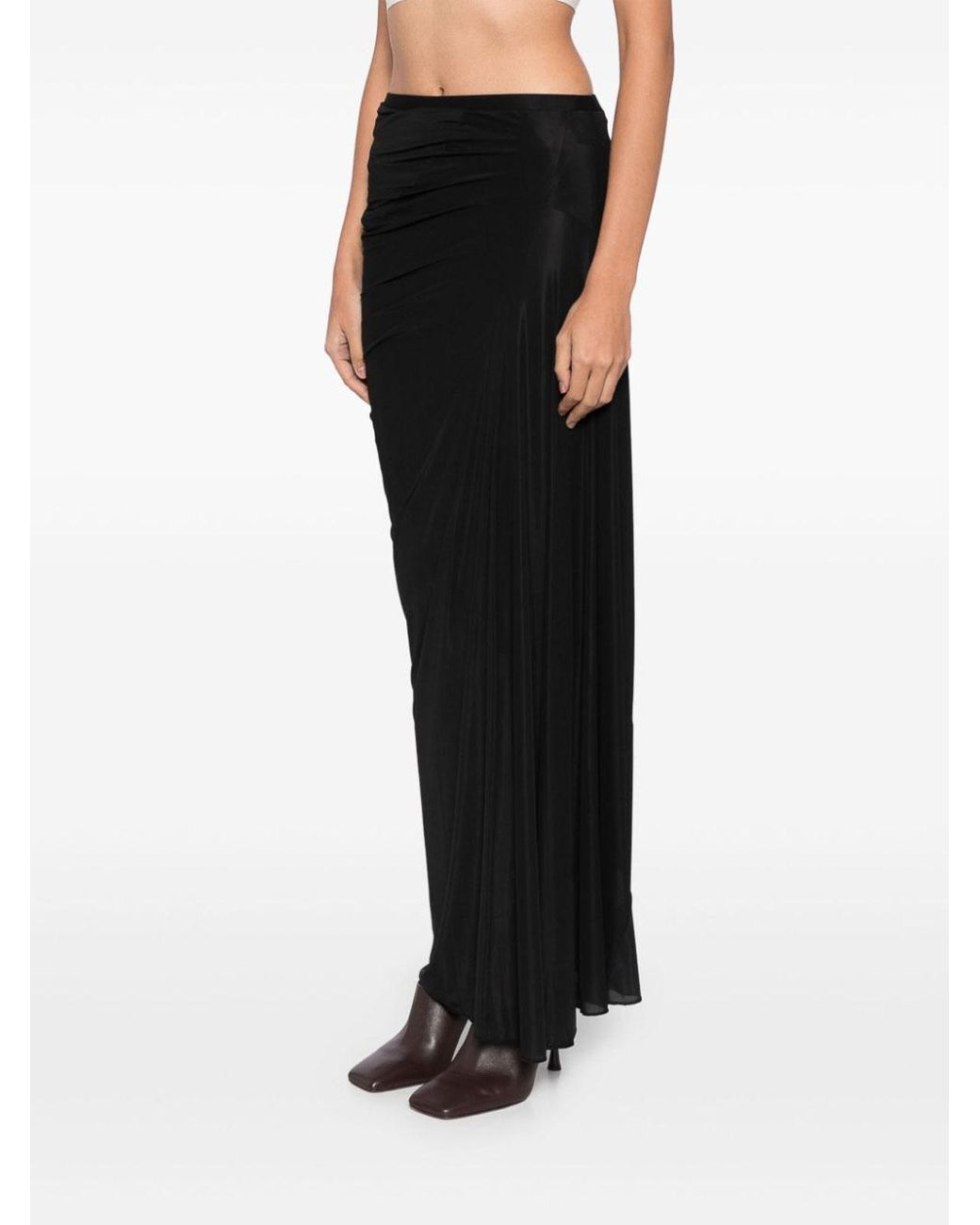 Dries Van Noten Black Horsa Bis Long 9204Wkskirt