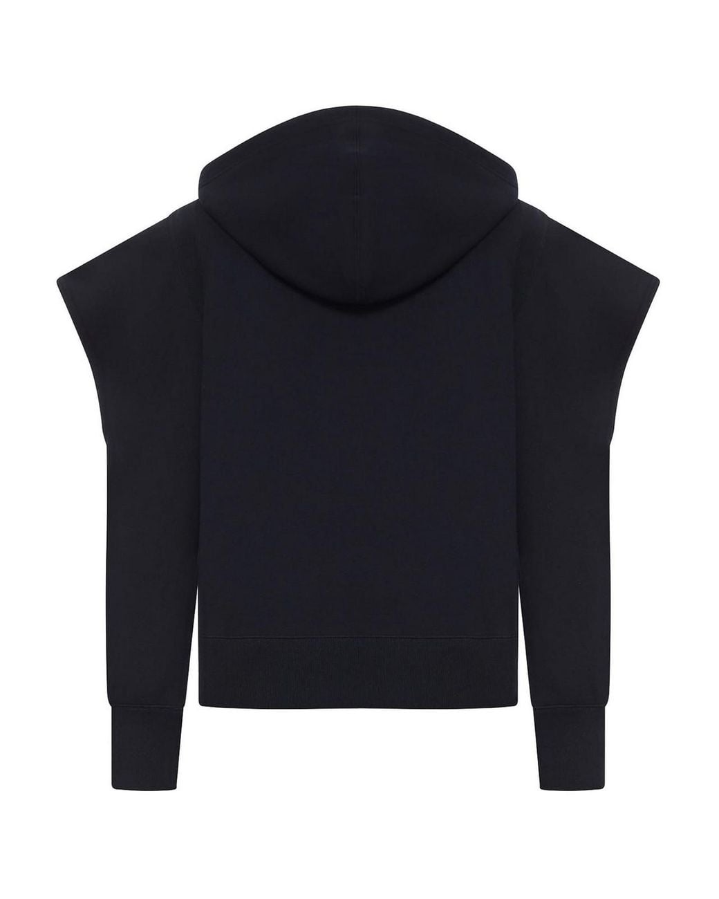 Sacai Black Cotton Blend Hoodie