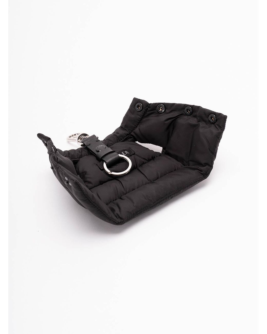 Moncler Black Vest Key Ring for men