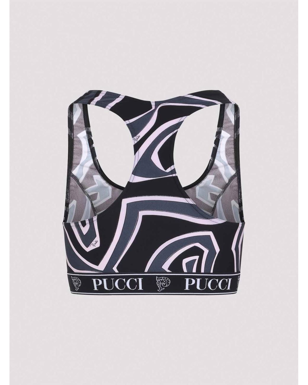 Emilio Pucci Blue Polyamide Top