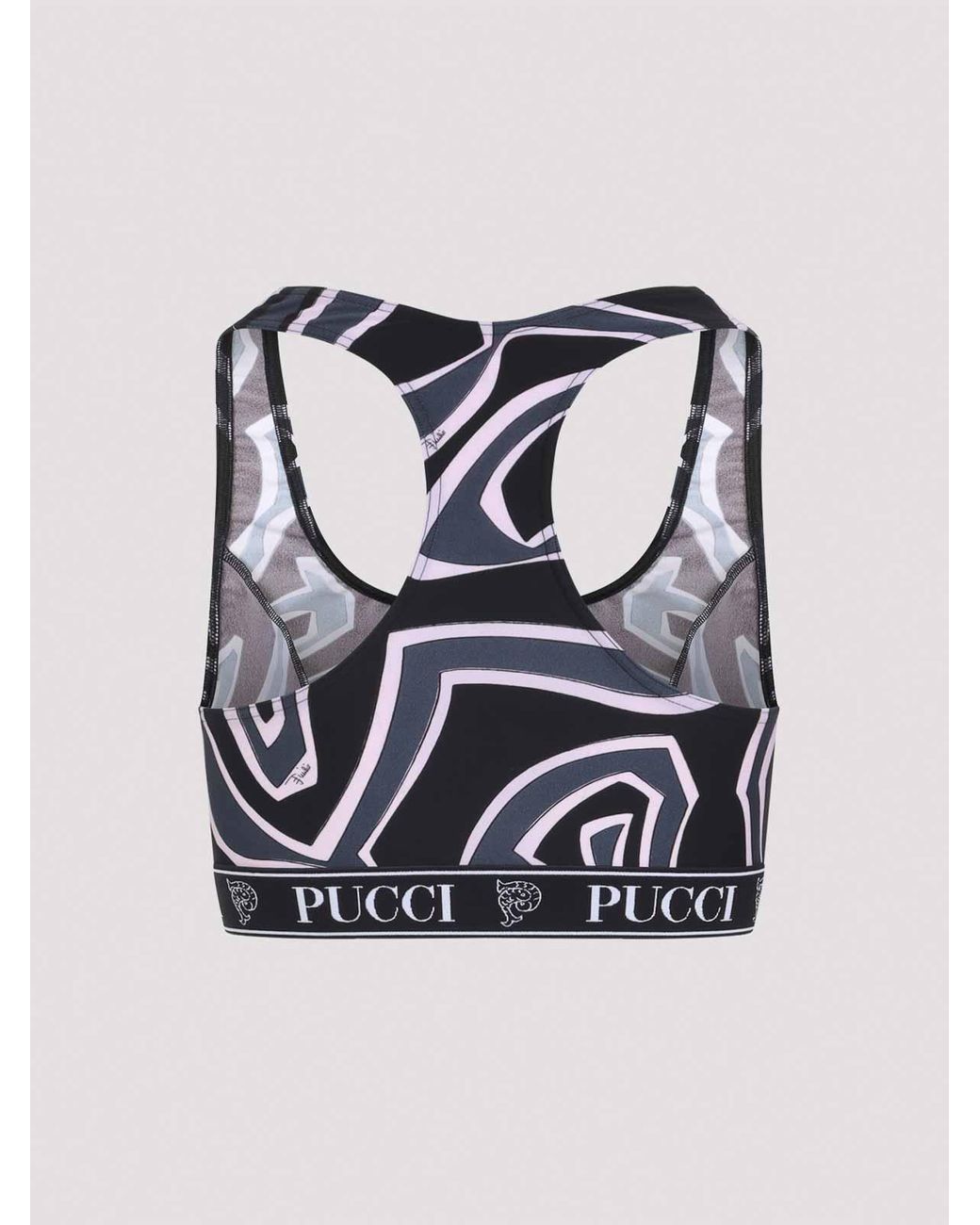 Emilio Pucci Blue Polyamide Top