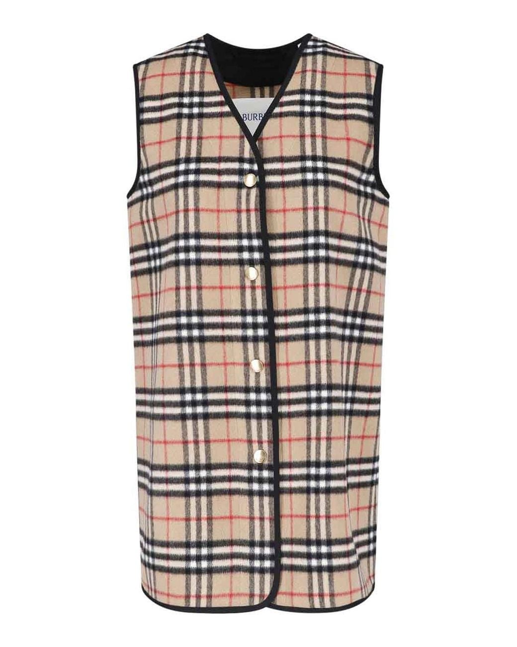 Burberry Gray Wool And Cashmere Padding