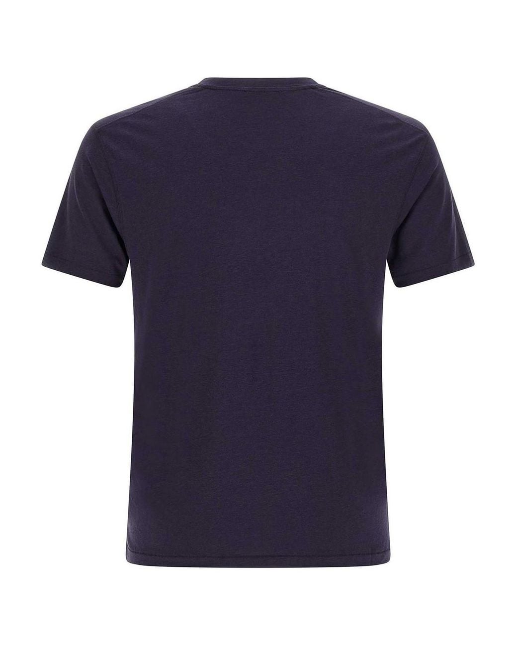 Tom Ford Blue Logo Embroidery T-Shirt for men