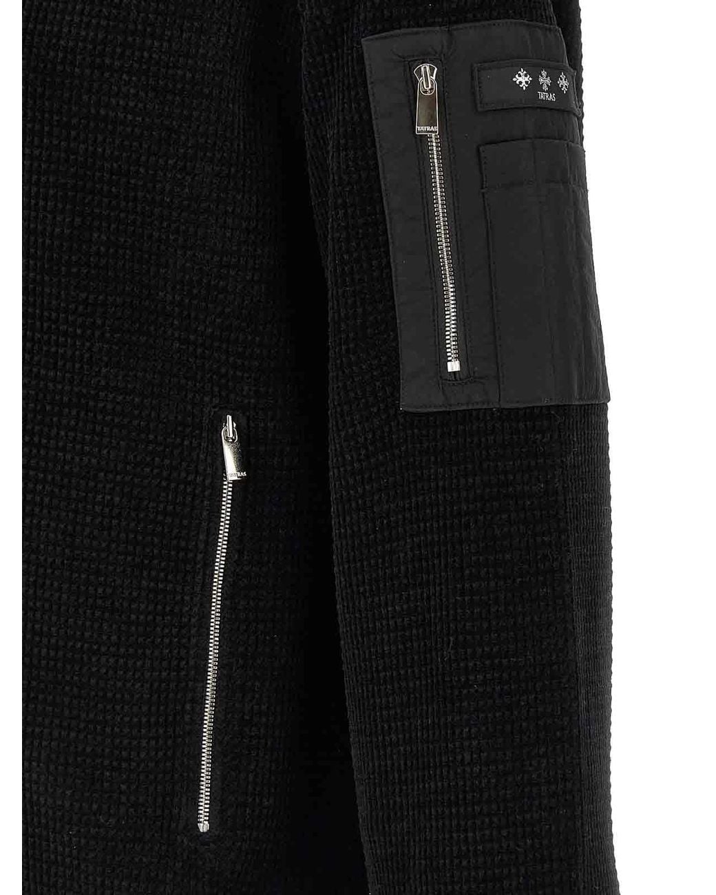 Tatras Black Bomber Jacket for men