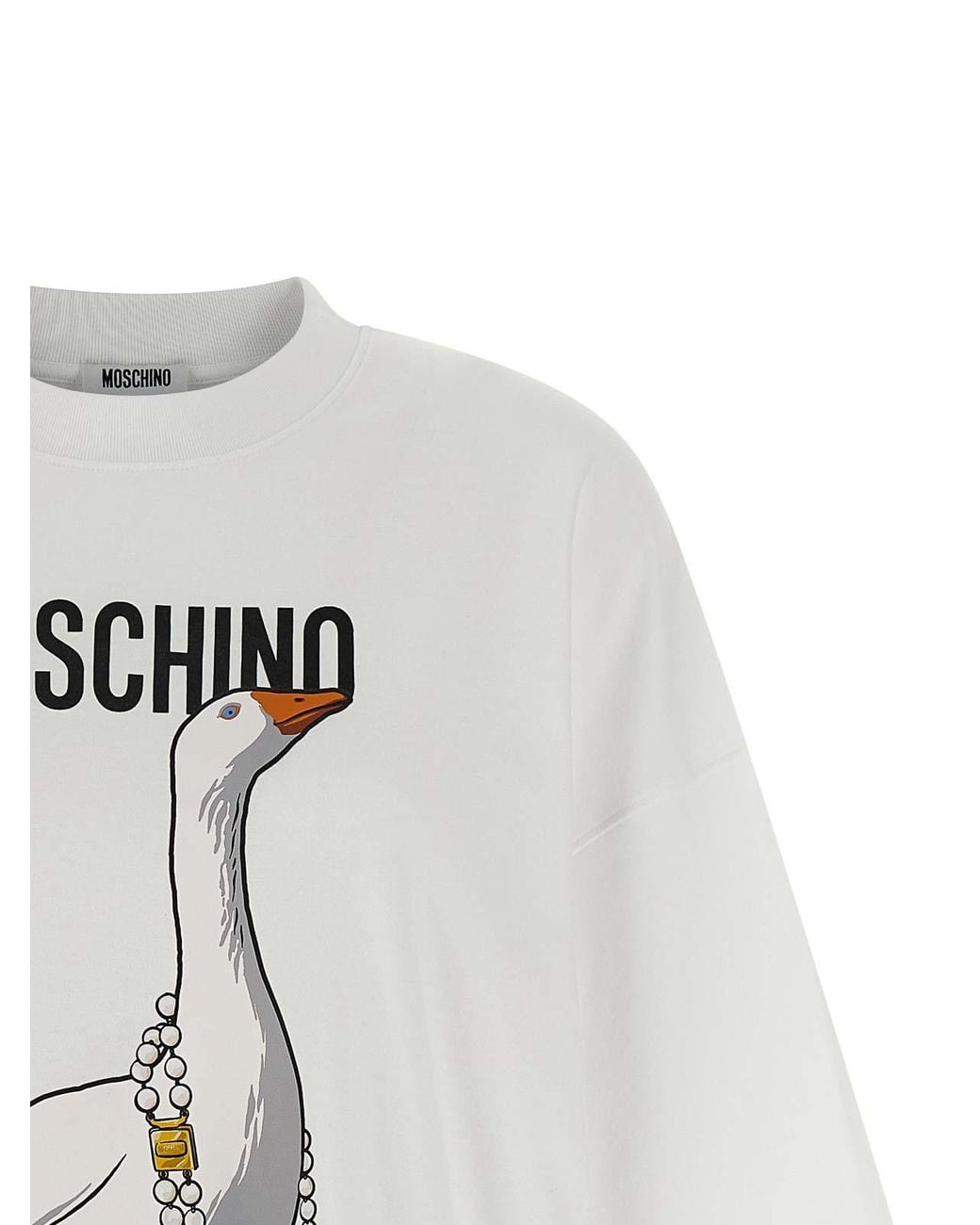 Moschino White 'Goose' Dress