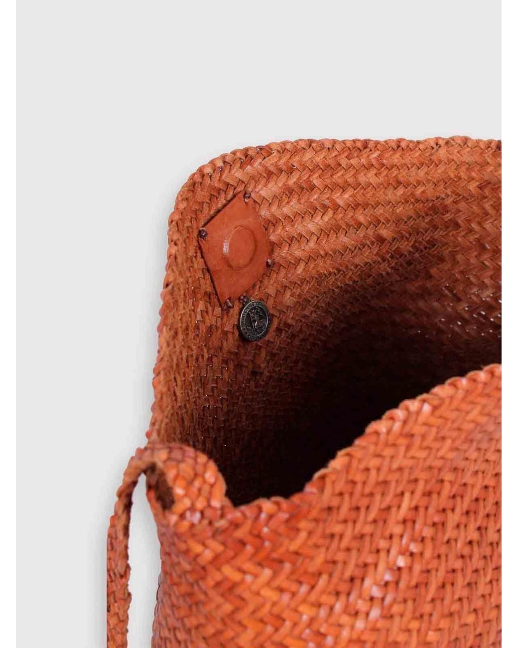 Dragon Diffusion Brown Mini Flat Handbag Gora