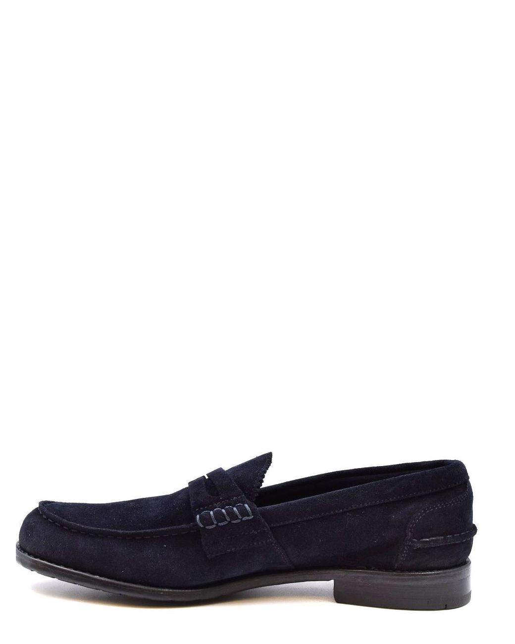 Premiata Blue Suede Loafers for men