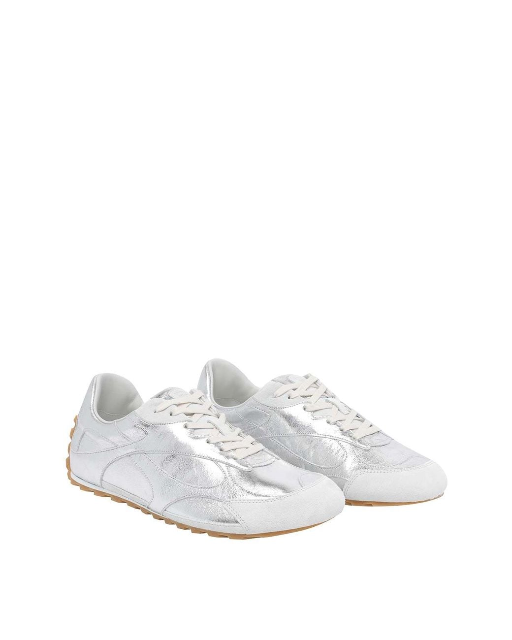 Bottega Veneta White Orbit Flash Sneakers for men