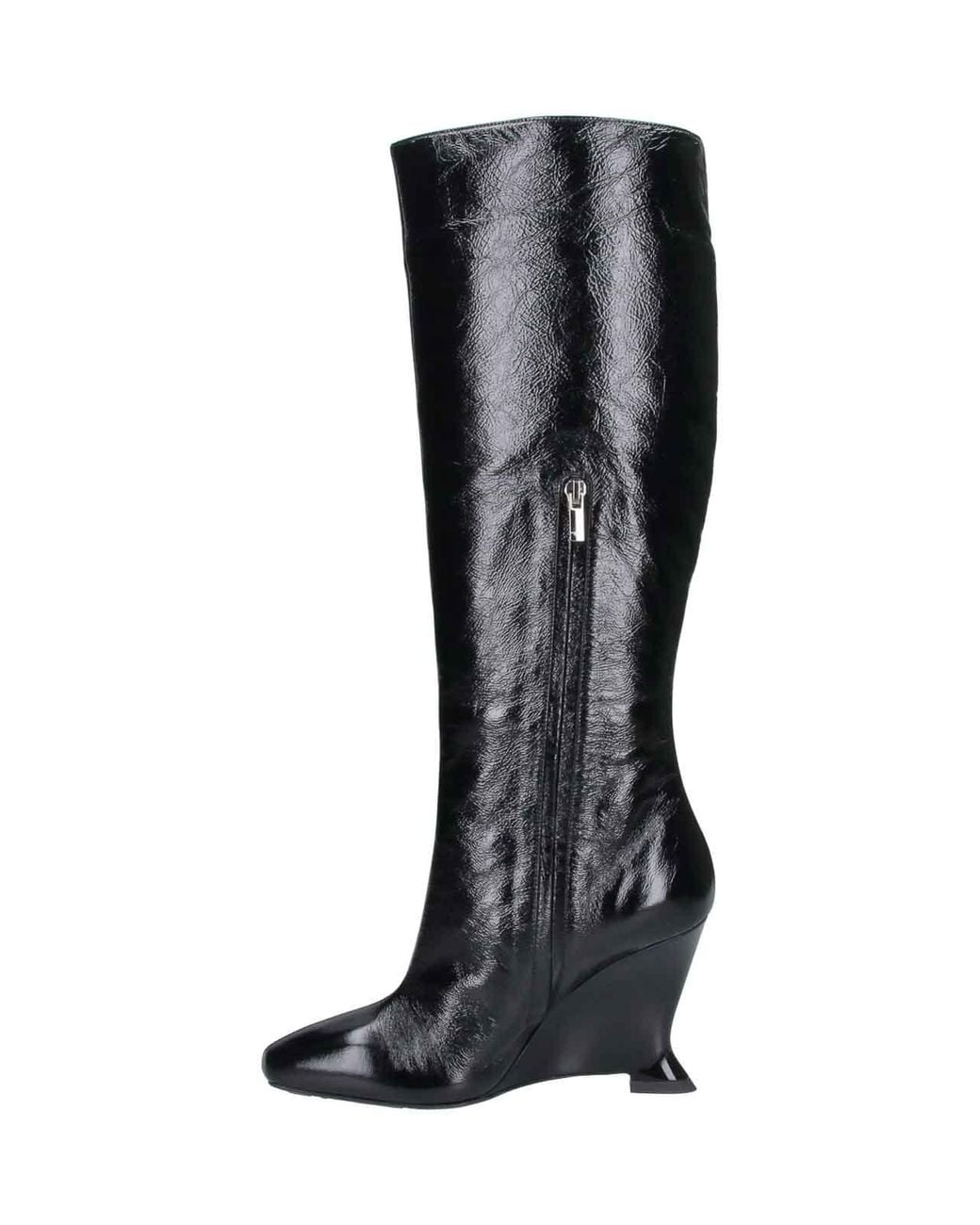 Balmain Black Leather Boots