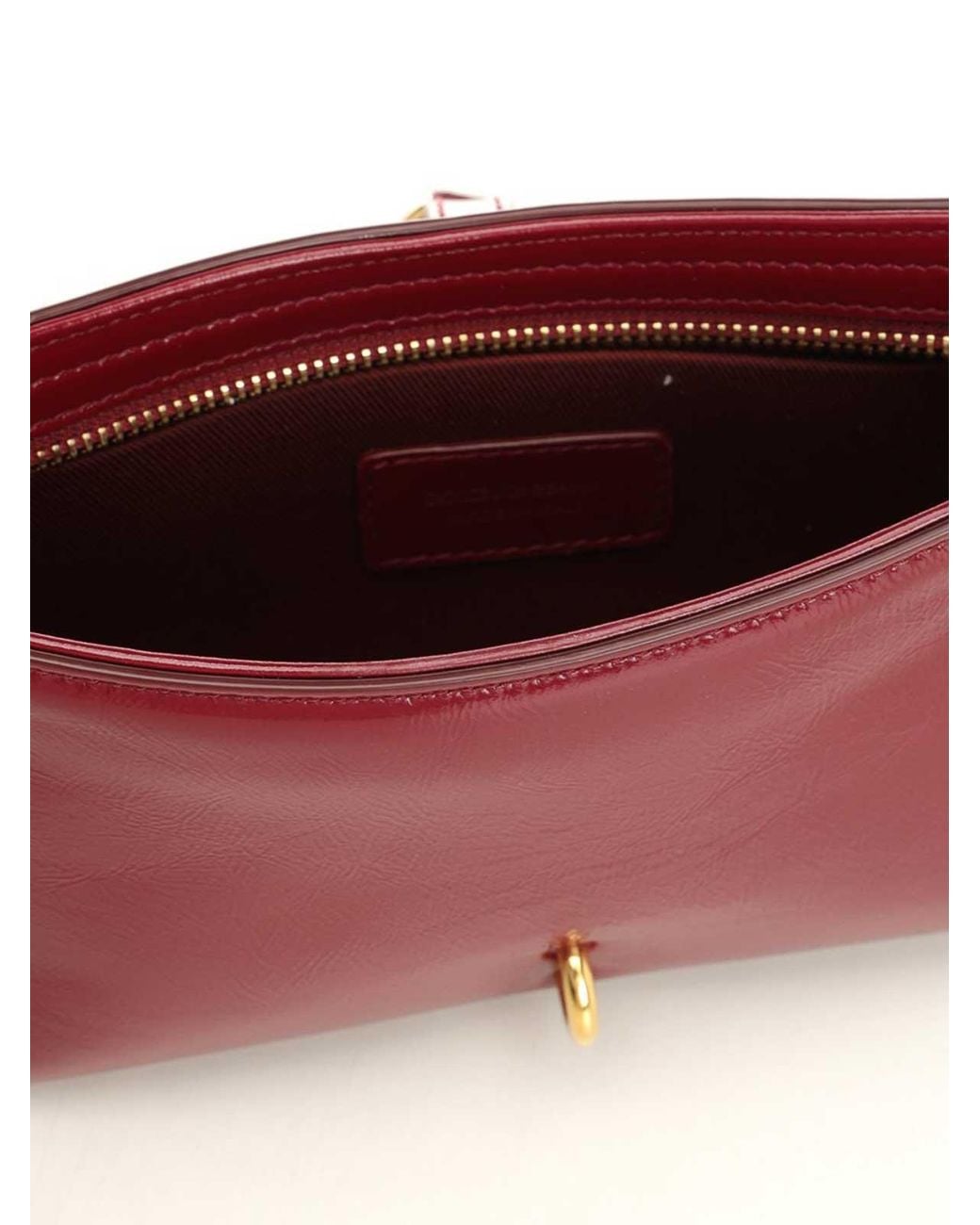 Dolce & Gabbana Red Lock Shoulder Bag